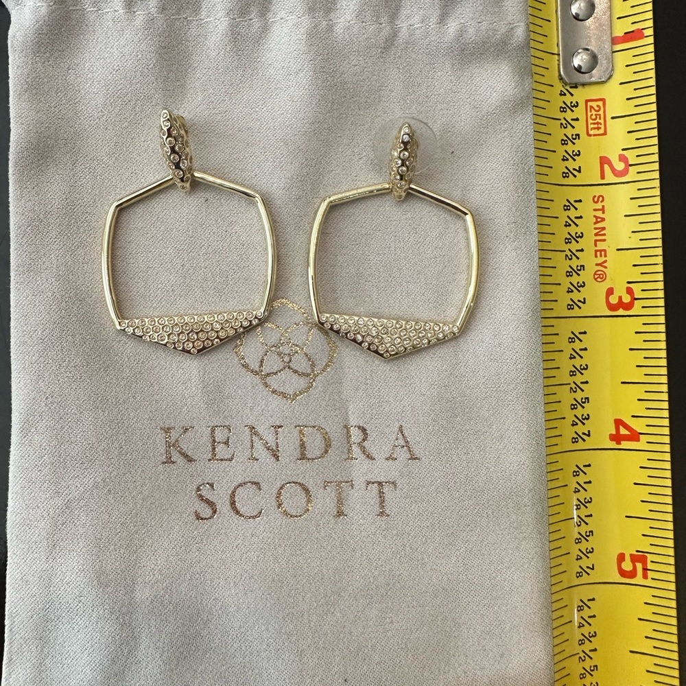 Kendra Scott gold earrings - Picture 3 of 3